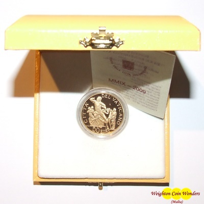 2009 Gold Proof €50 - Masterpieces of Sculpture - "Laocoonte" - Click Image to Close